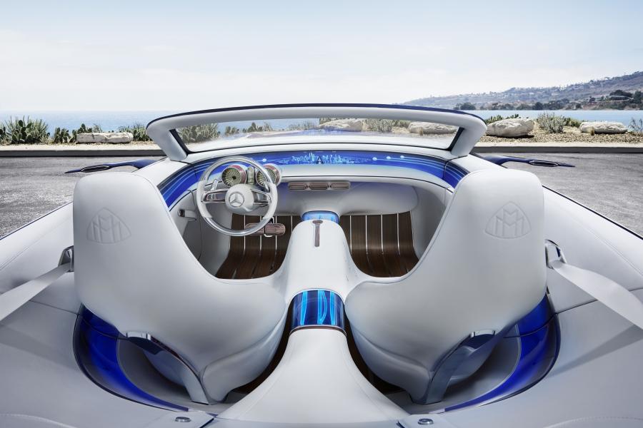 Интерьер Vision Mercedes-Maybach 6 Cabriolet 2017 года  (фото 8 из 40)